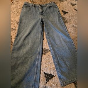 Uniqlo Classic Blue Denim Capri Jeans
